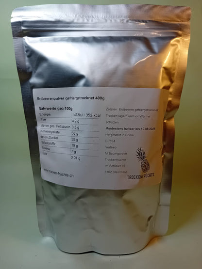 Gefriergetrocknete Erdbeerpulver 400g